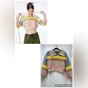 Cider | Stripe Sweater | Size: small